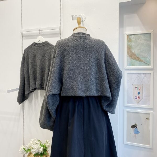 Antrasit Oversize Rosella Kazak