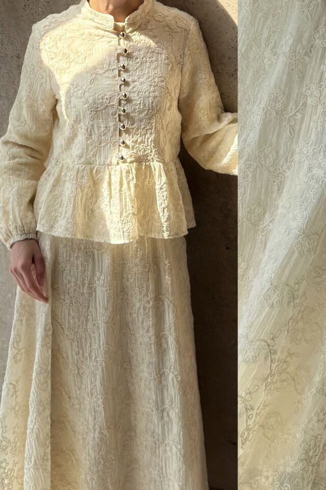 Krem Brode Calven Etekli Takım