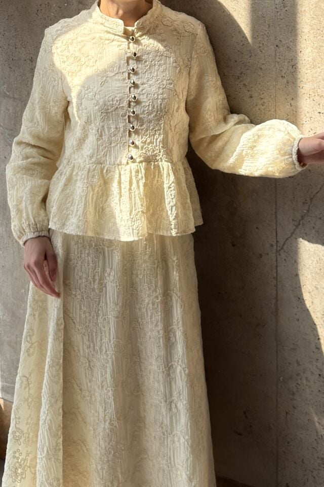 Krem Brode Calven Etekli Takım