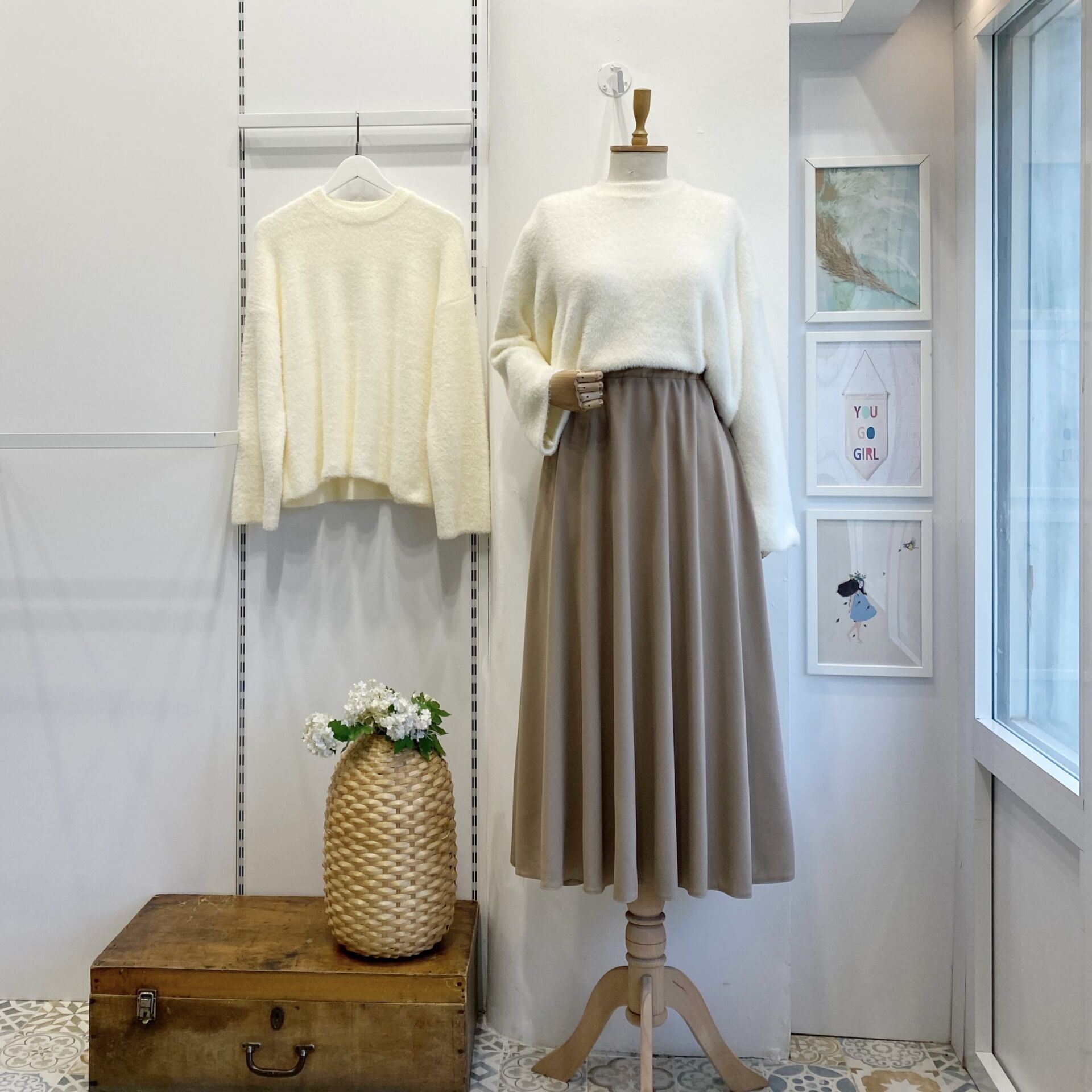 Beli Lastikli Vizon Crep Kloş Etek