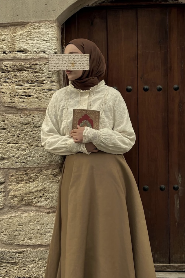 Faya Girls x Krem Fisto Detaylı Piovere Gömlek