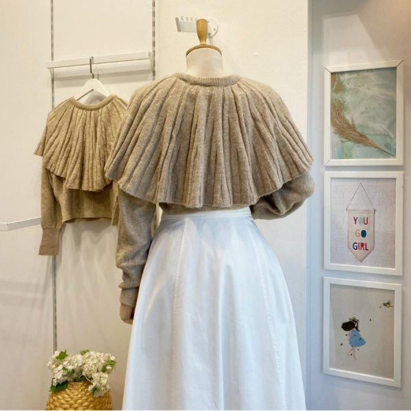 Vizon Pelerin Detaylı Kazak