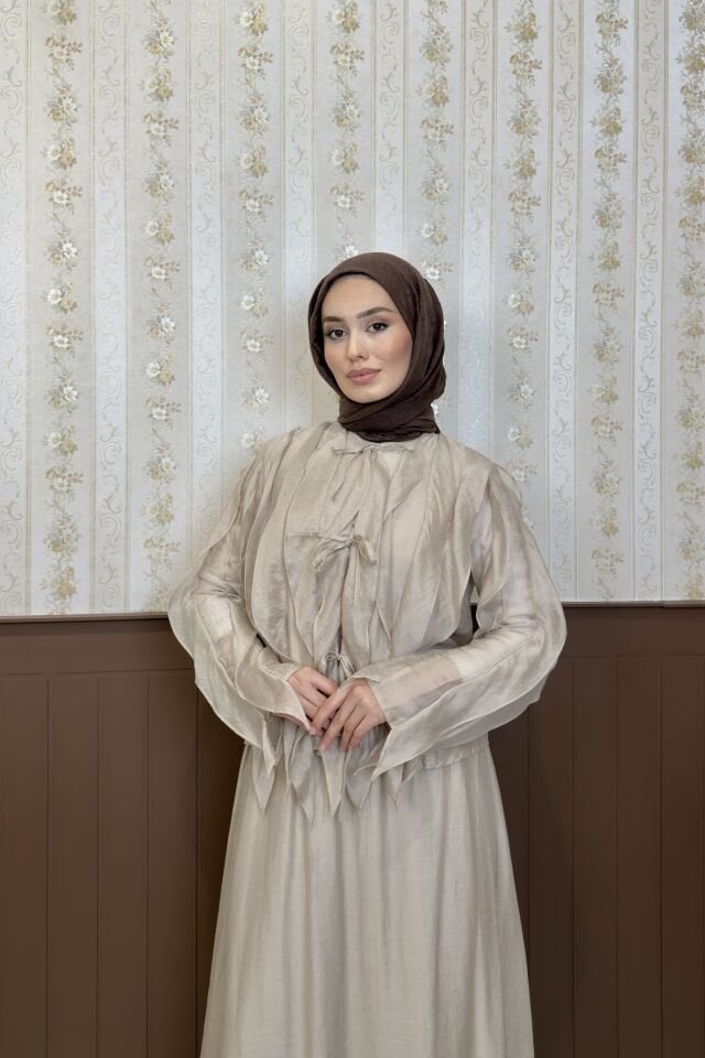 Vizon Celestia Şifon Etekli Takım