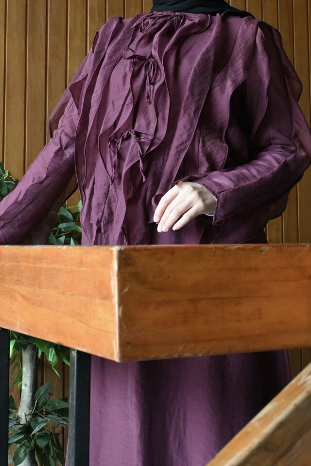 Mürdüm Celestia Şifon Etekli Takım