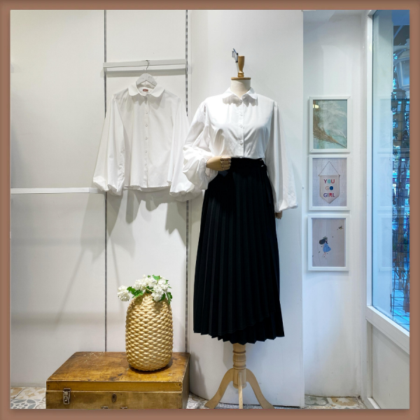 Siyah Piliseli Anvelop Etek