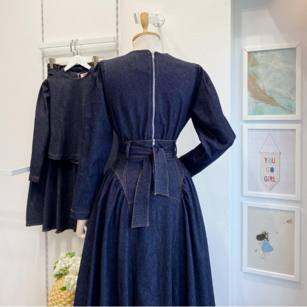 Trove Eteği Detaylı Kot Takım