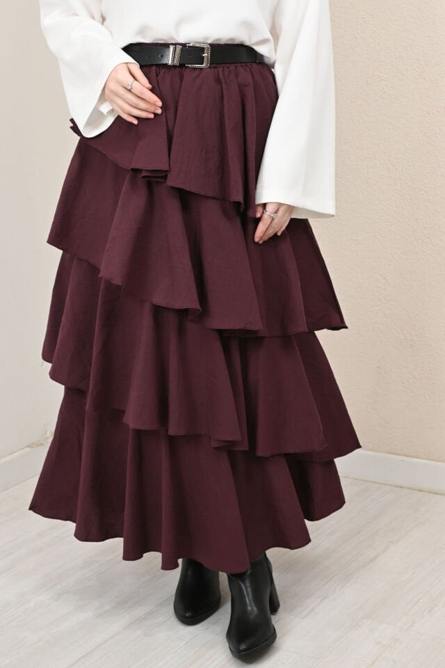 Mürdüm Sauter Katlı Etek