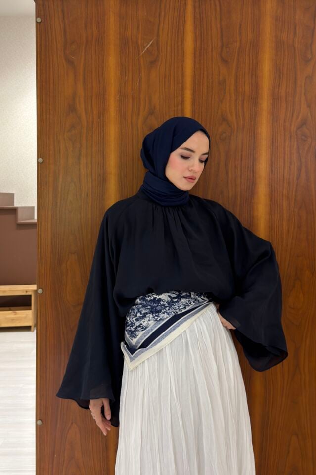 Lacivert Vual Velissa Bluz