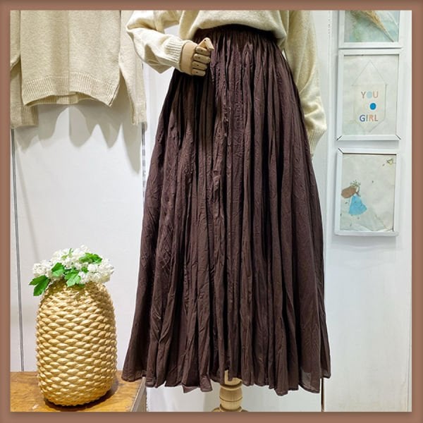 Acı kahve crush vual keten etek