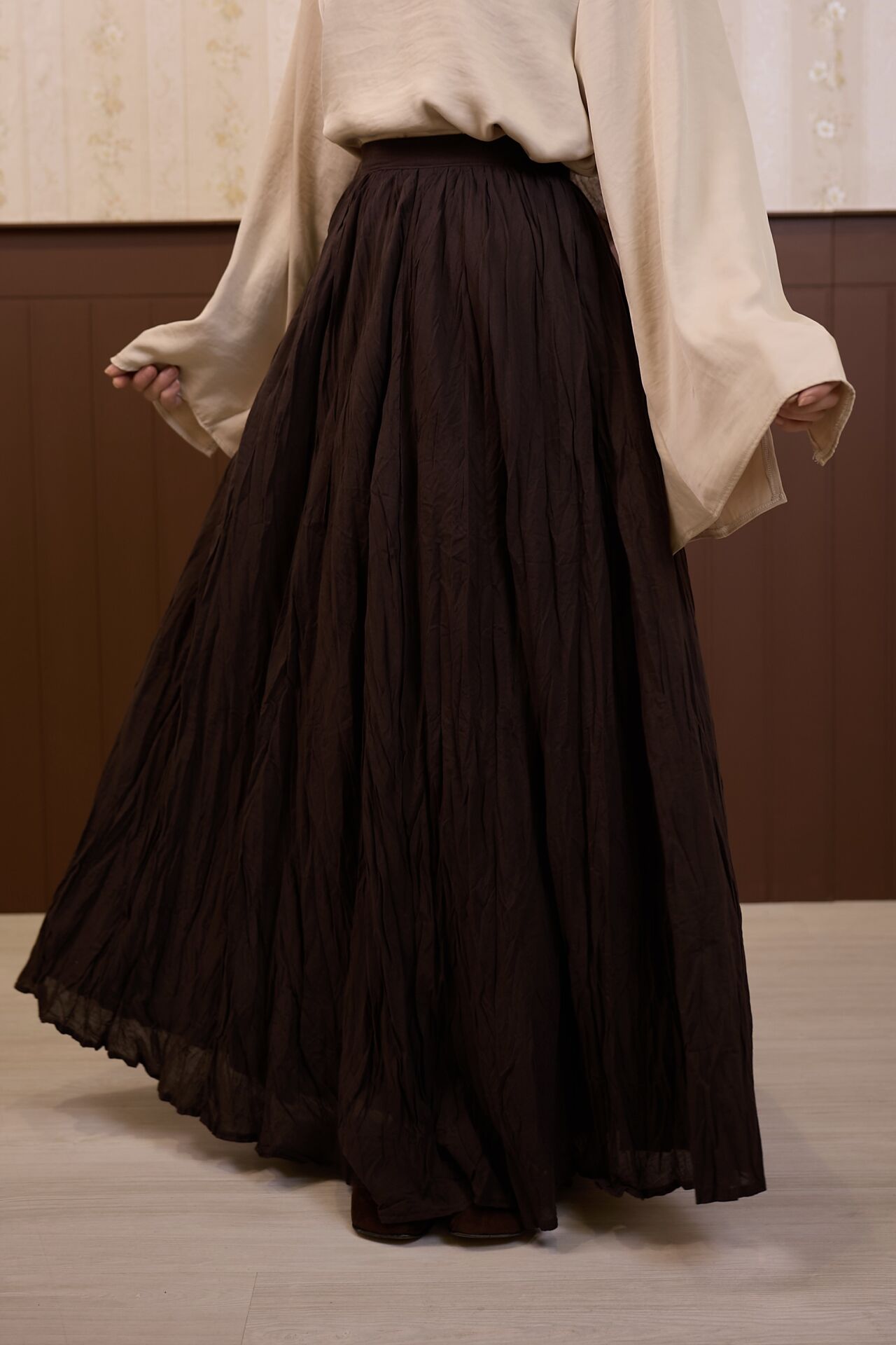 Acı Kahve Crush Vual Keten Etek