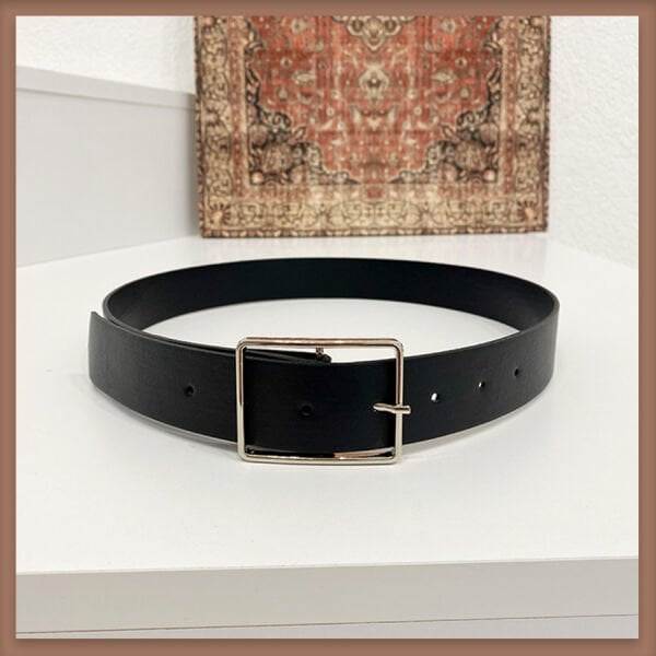 SİYAH GÜMÜŞ TOKALI KEMER