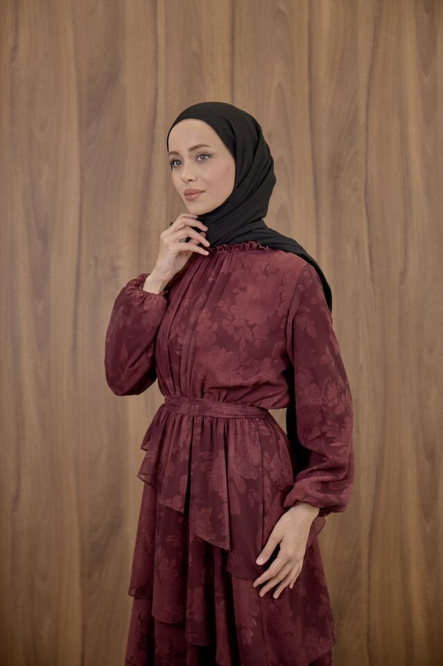 Bordo Aurel Şifon Abiye