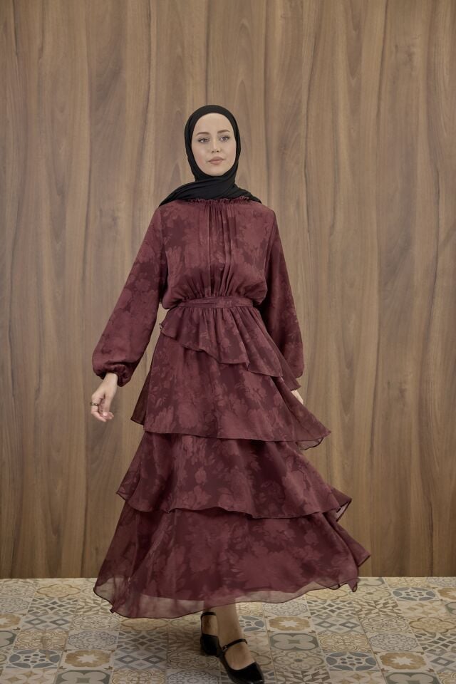 Bordo Aurel Şifon Abiye