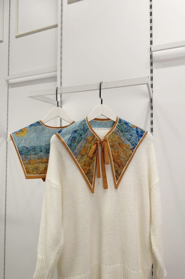 Field Desenli Muse Yaka