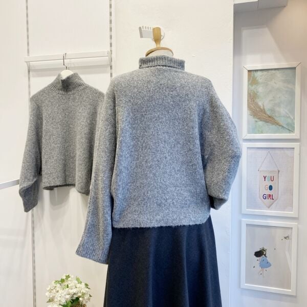 Antrasit Yumuşak Dokulu Yarasa Kol Kazak