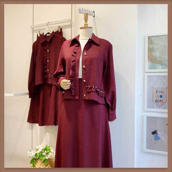 Bordo Volanlı Porter Takım