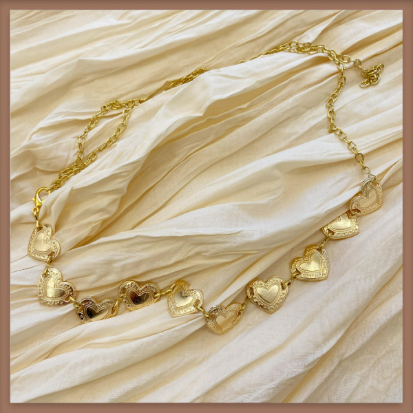 Kalp Tokalı Zincir Kemer