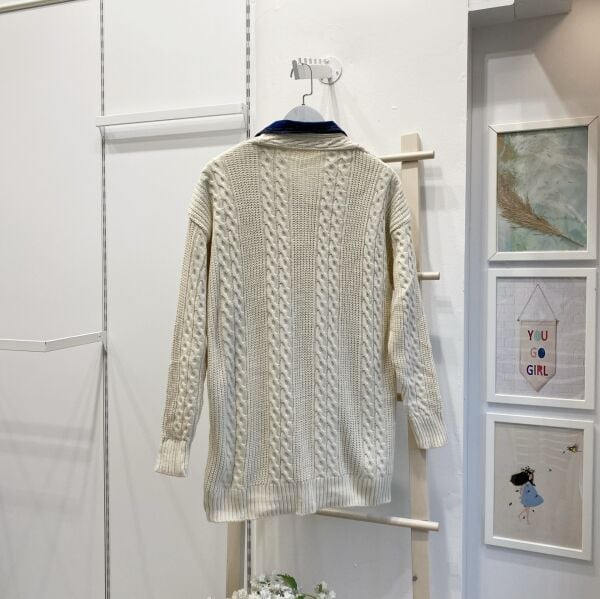 Kot Detaylı Triko Hırka