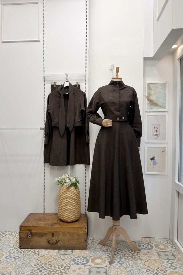 Acı Kahve Cupra Kumaş Marigold Takım