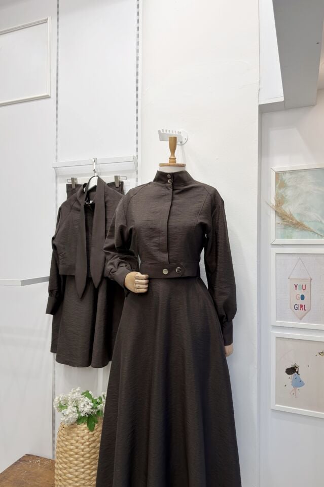 Acı Kahve Cupra Kumaş Marigold Takım