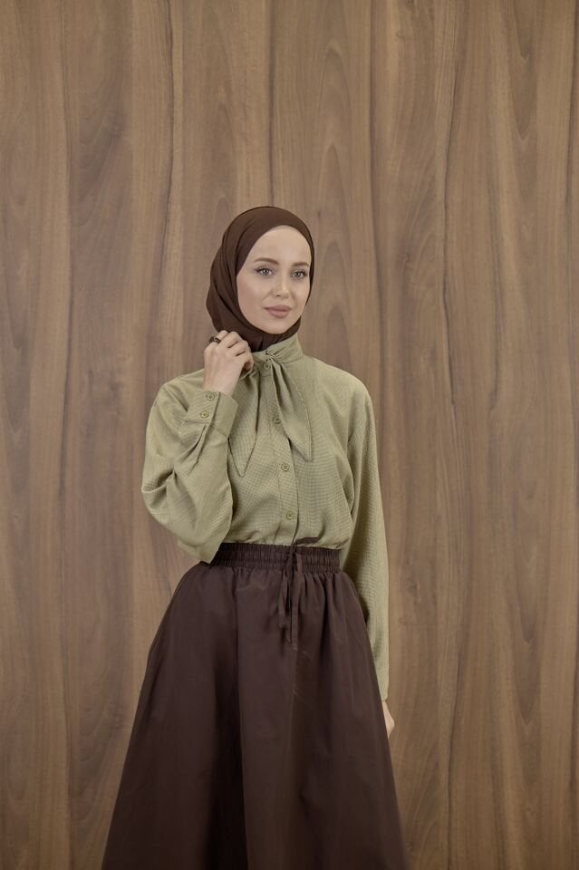 Mini Pötikare Yeşil Gömlek