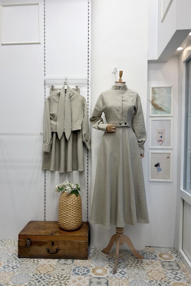 Bej Cupra Kumaş Marigold Takım