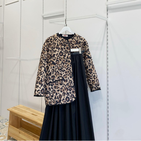 Leopar Desenli Ambre Ceket