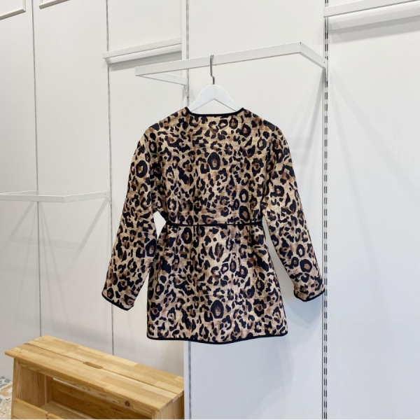Leopar Desenli Ambre Ceket