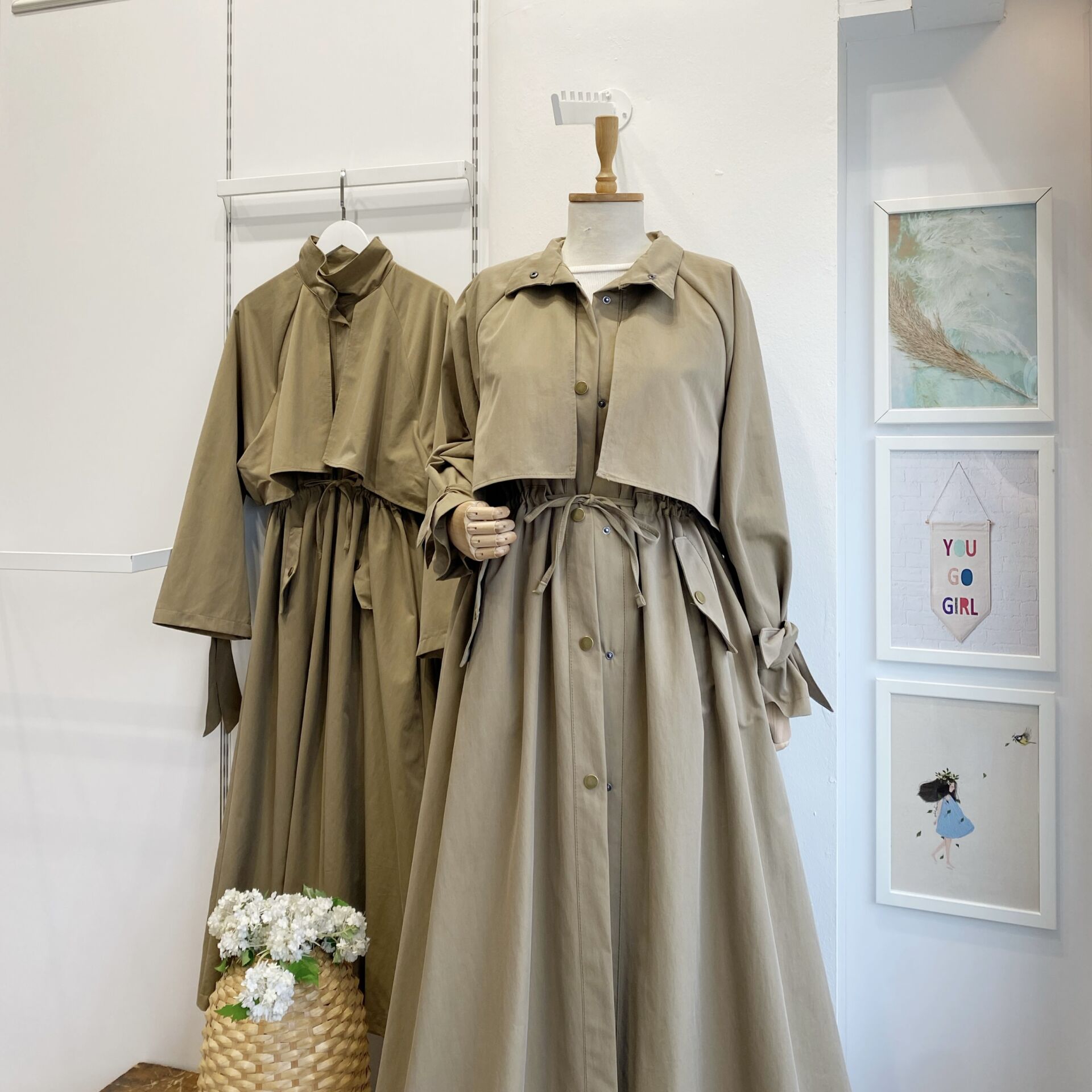 Çağla Yeşili Viento Trençkot