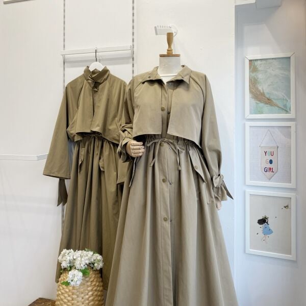 Çağla Yeşili Viento Trençkot