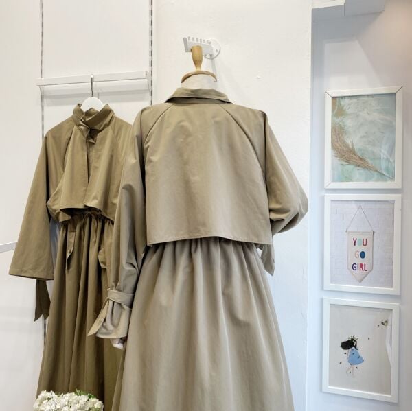 Çağla Yeşili Viento Trençkot