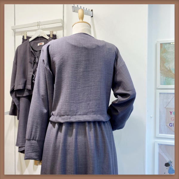 Gri Bağcıklı Airobin Takım