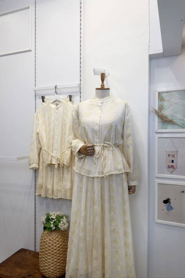 Butter Yellow Lioren Etekli Takım