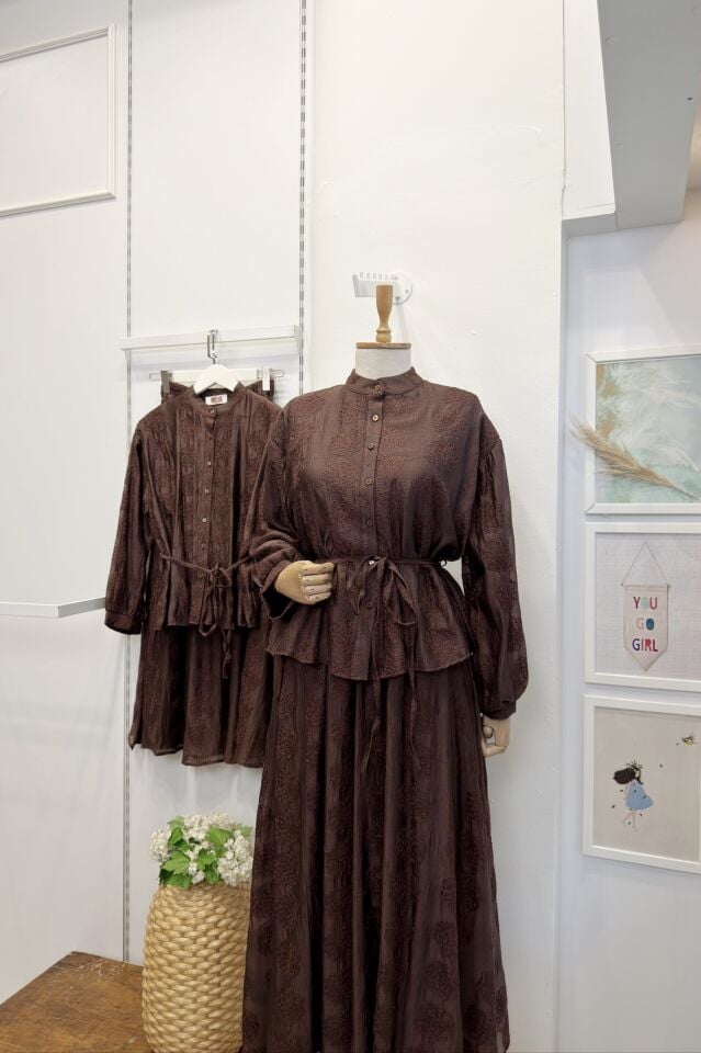 Kahverengi Lioren Etekli Takım