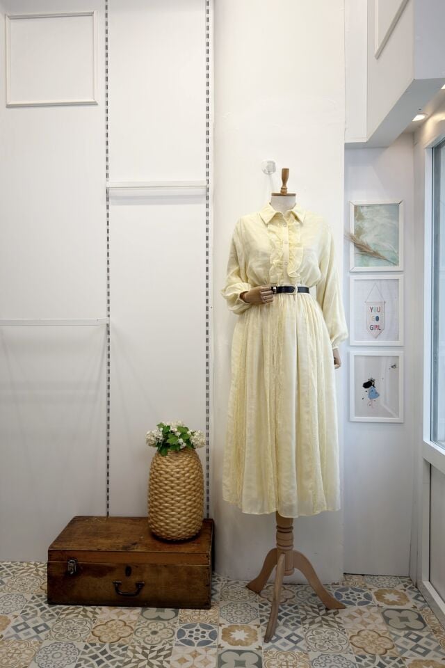 Butter Yellow Neyra Etekli Takım