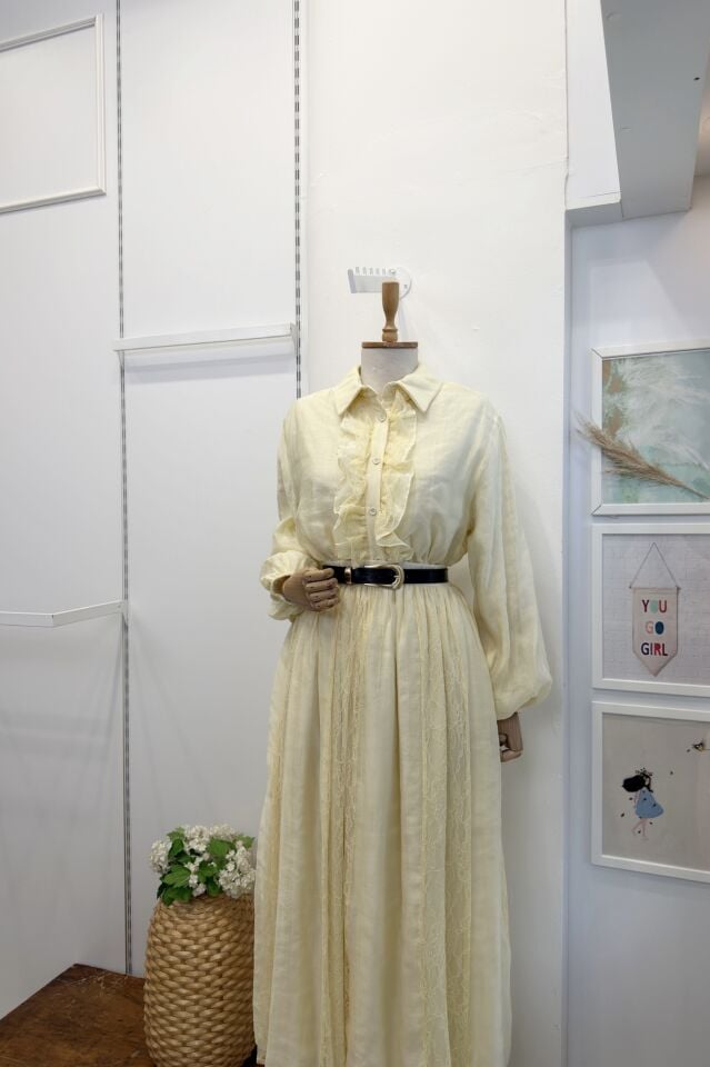 Butter Yellow Neyra Etekli Takım