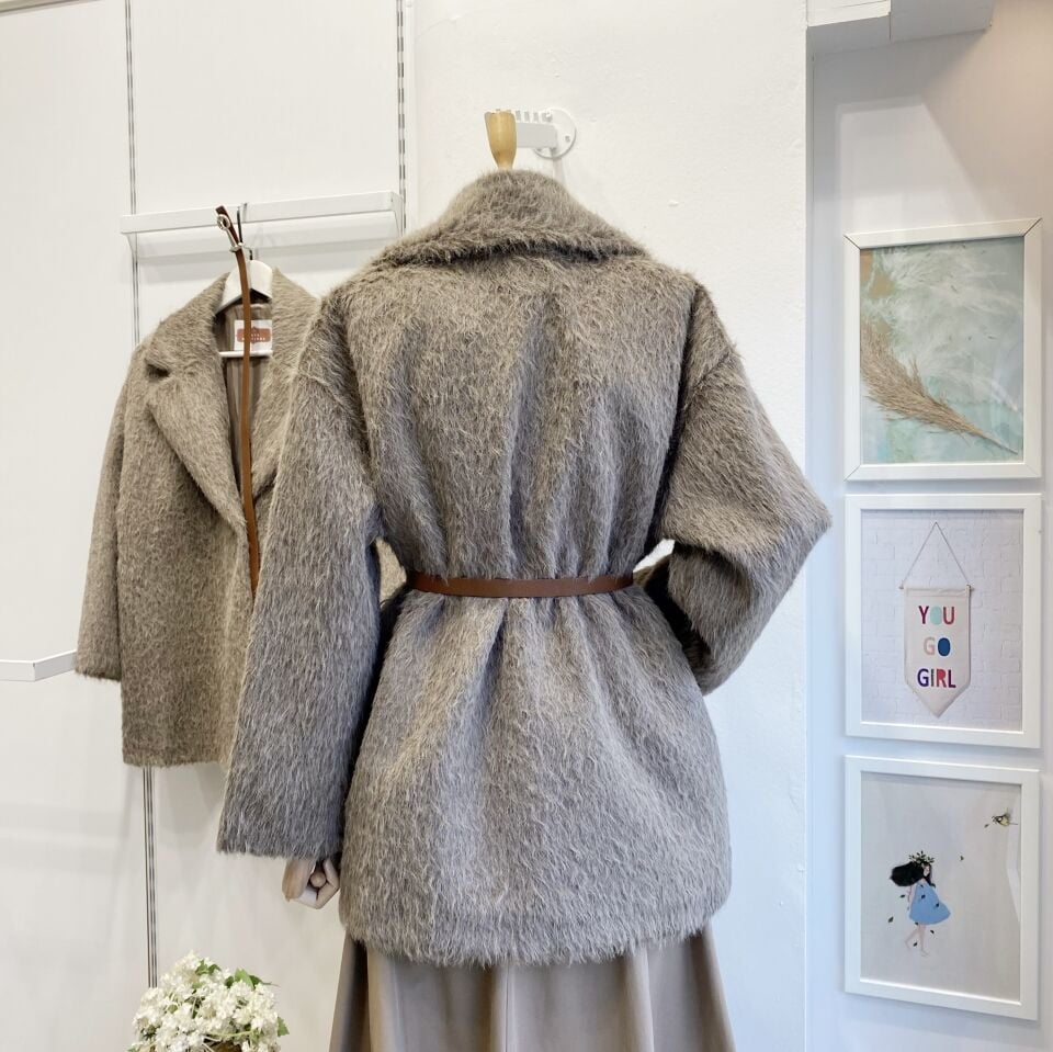 Vizon Kemer Detaylı Kürk Mont