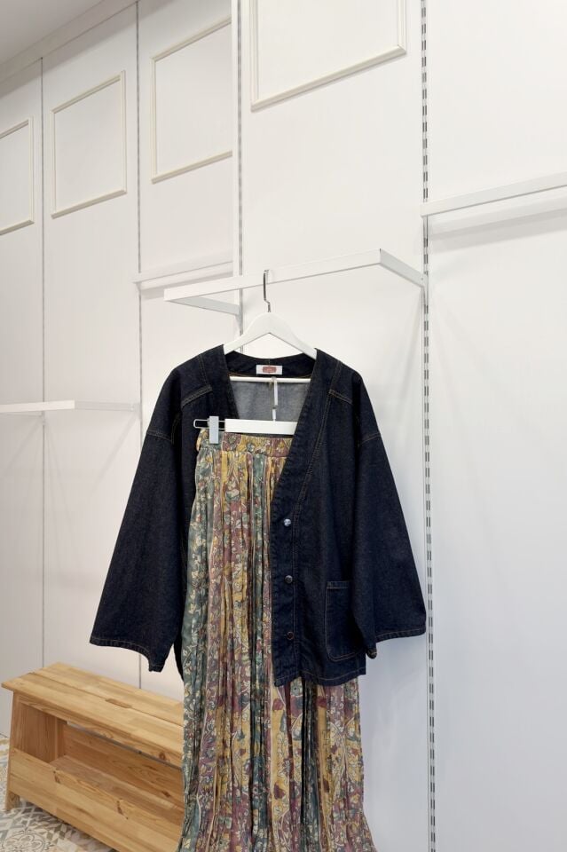 Oversize Kesim Cep Detaylı Kot Ceket