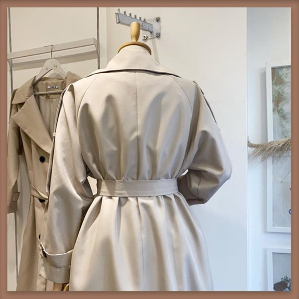 Bej Pardesü Model Trençkot