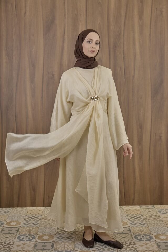 Lumière Butteryellow Tül Elbise