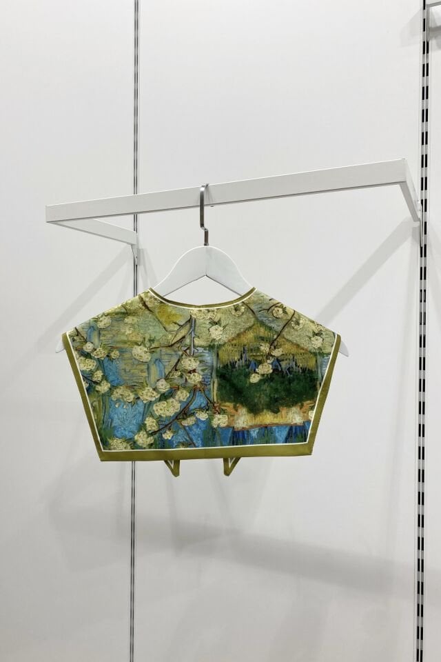 Yeşil Yağlı Boya Esintili  Muse Yaka