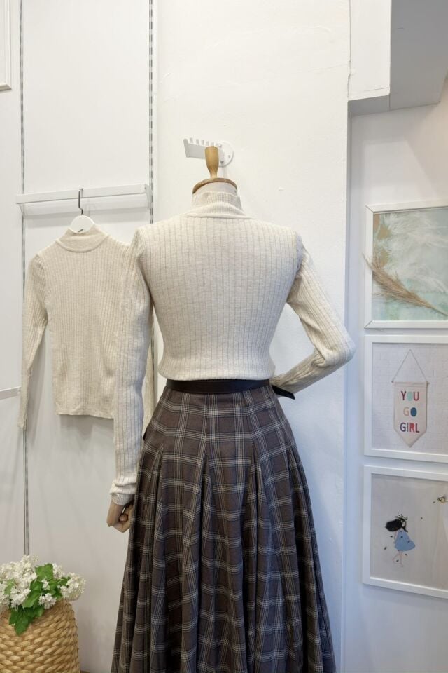 Krem Fitilli Triko Bluz