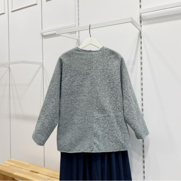 Gri Bağcıklı Sandel Ceket