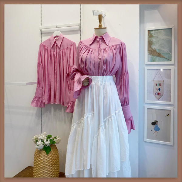 Pembe Robalı Alisia Gömlek