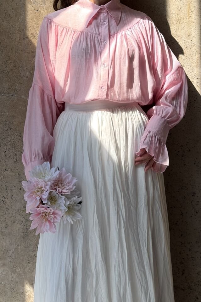 Pembe Robalı Alisia Gömlek