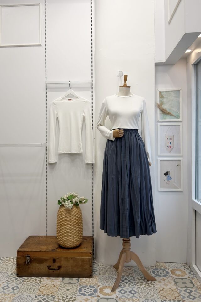 Antrasit Josie Modal Kumaş Etek