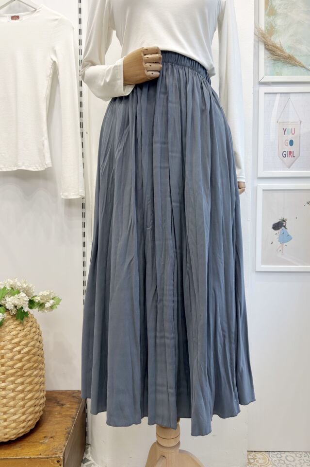 Antrasit Josie Modal Kumaş Etek