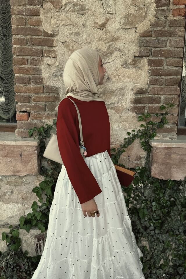 Faya Girls x Kırmızı Osyho Kumaş Bluz