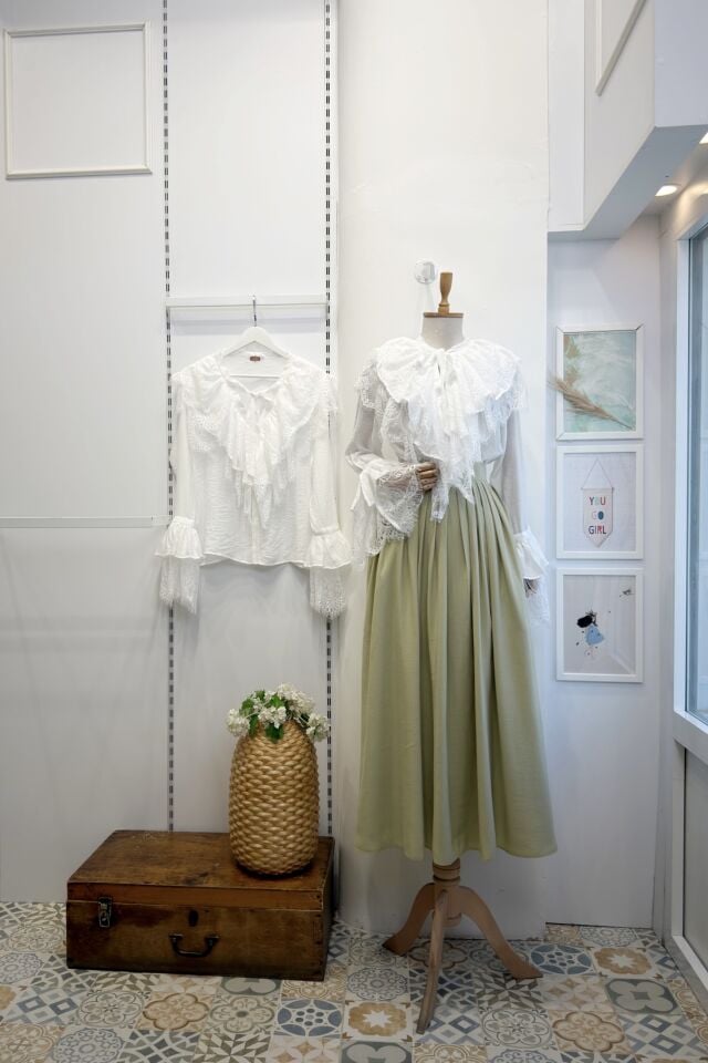 Açık Yeşil Piliseli Alice Etek