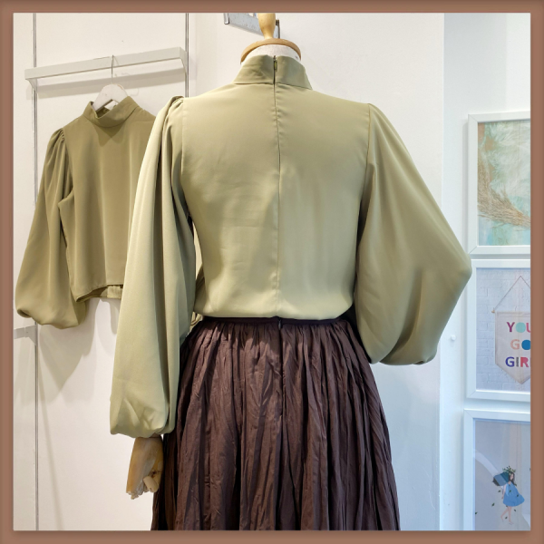 Çağla Yeşili Liva Gömlek